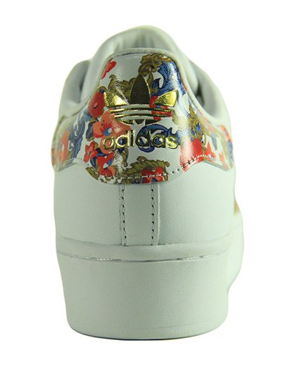 Tênis Feminino Adidas Superstar Bold W - Branco/Dourado