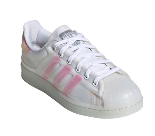 Tênis Feminino Adidas Superstar FutureShell - Branco/Rosa