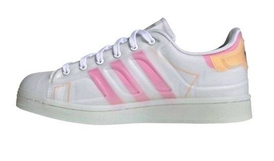 Tênis Feminino Adidas Superstar FutureShell - Branco/Rosa
