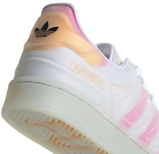 Tênis Feminino Adidas Superstar FutureShell - Branco/Rosa
