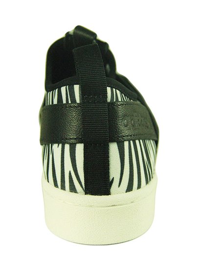 Tênis Feminino Adidas Superstar Slip On W - Preto/Branco