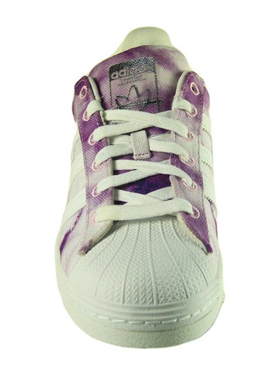 Tênis Feminino Adidas Superstar W - Branco/Roxo