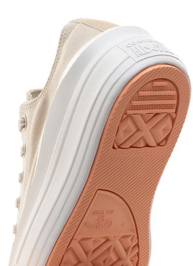 Tênis Feminino Converse Chuck Taylor All Star Move - Bege Claro