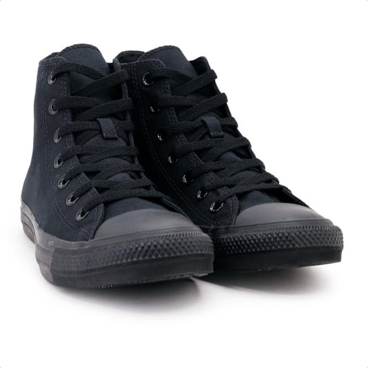 Tênis Feminino Converse High Chuck Taylor All Star Monochrome - Preto