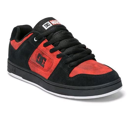 Tênis Feminino DC Manteca Marvel - Black/Red