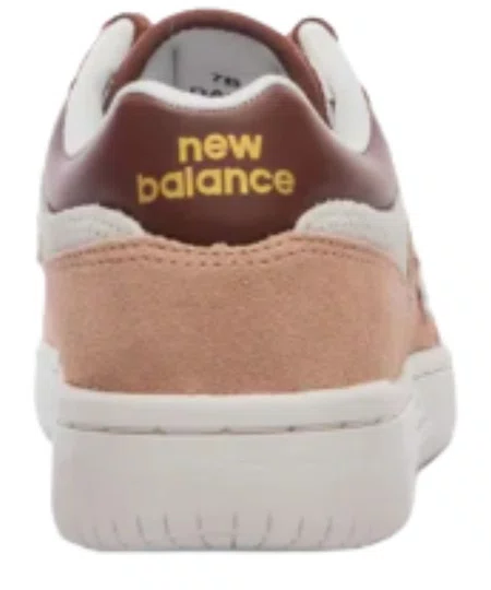 Tênis Feminino New Balance 480L - Bege Claro/Gold