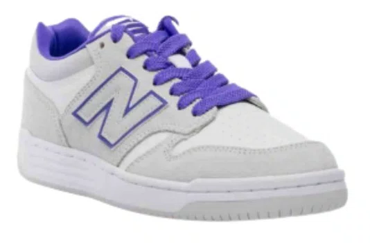 Tênis Feminino New Balance 480L - Cinza/Roxo