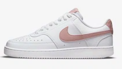 Tênis Feminino Nike Sb Court Vision Lo - White/Pink Oxford