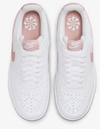Tênis Feminino Nike Sb Court Vision Lo - White/Pink Oxford