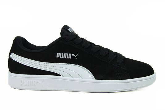 Tênis Feminino Puma Smash V2 - Black/White