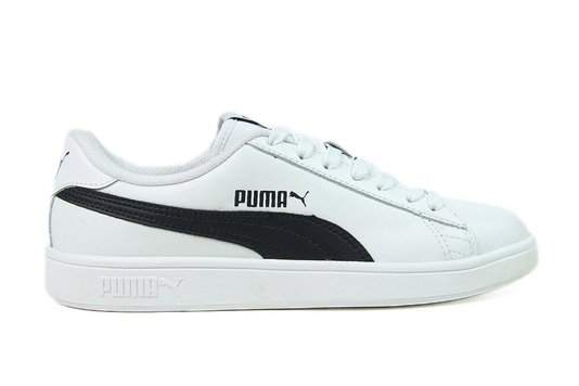 Tênis Feminino Puma Smash V2 - White/Black