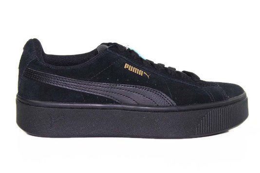 Tênis Feminino Puma Vikky Stacked SD Plataform - Black