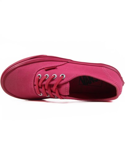 Tênis Feminino Vans Authentic Cabedal em Lona - Mono/Rose Red