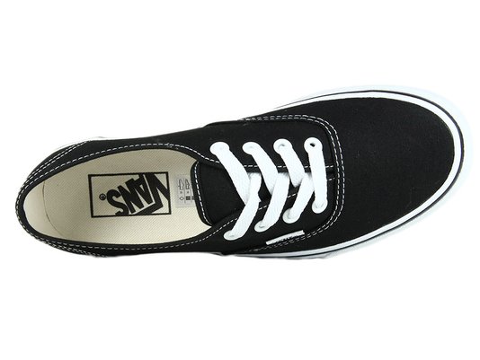 Tênis Feminino Vans Authentic Platform - Black/White
