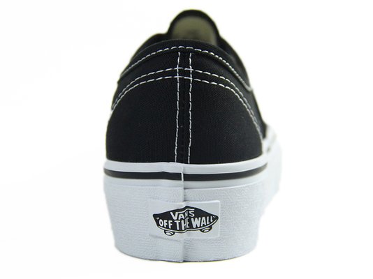 Tênis Feminino Vans Authentic Platform - Black/White
