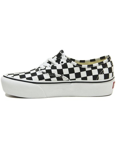 Tênis Feminino Vans Authentic Platform - Checkerboard/True White