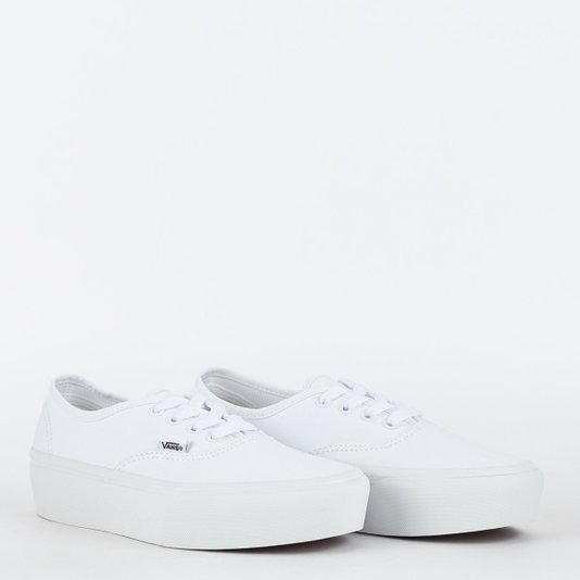 Tênis Feminino Vans Authentic Platform - True White