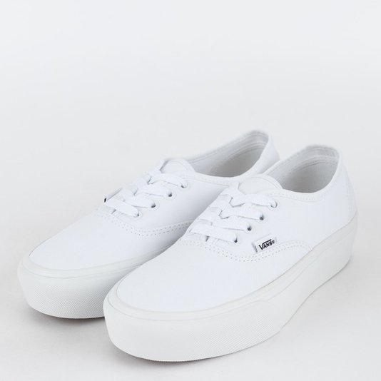 Tênis Feminino Vans Authentic Platform - True White