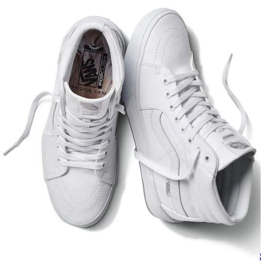 Tênis Feminino Vans BMX SK8 HI Perris Benegas - White/Gray