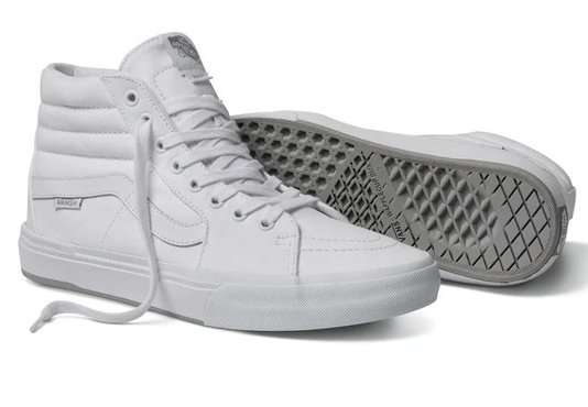 Tênis Feminino Vans BMX SK8 HI Perris Benegas - White/Gray