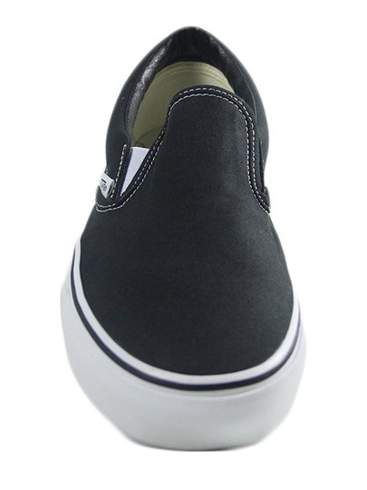 Tênis Feminino Vans Classic Slip-On - Black/White