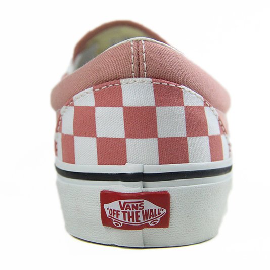 Tênis Feminino Vans Classic Slip-ON - (Checkerboard) Rose Dawn/True White