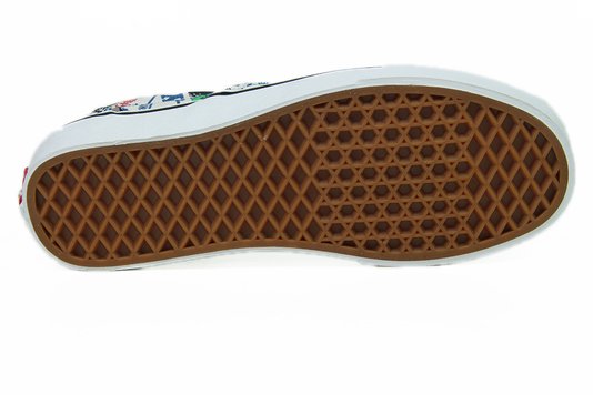 Tênis Feminino Vans Classic Slip On (Mash Up) - Sticker/White