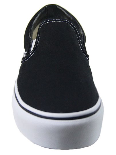 Tênis Feminino Vans Classic Slip-On Plataform - Black/White
