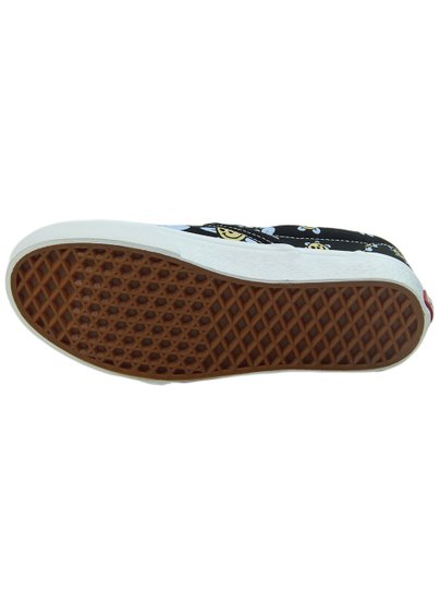 Tênis Feminino Vans Classic Slip On Trippy Floral Black/Yellow