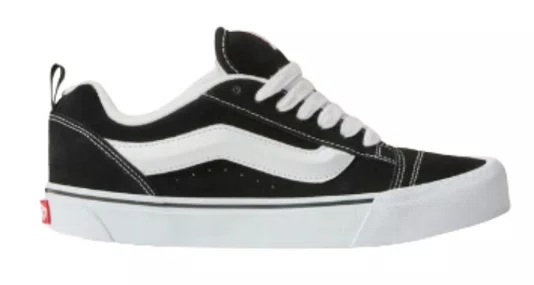 Tênis Feminino Vans Knu Skool - Black/White