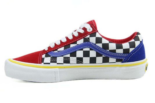 Tênis Feminino Vans Old Skoll Pro Brighton Zeune - Red/Checker