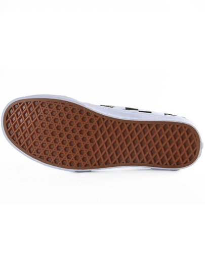 Tênis Feminino Vans Old Skool - (Bee Check) BLK/True White