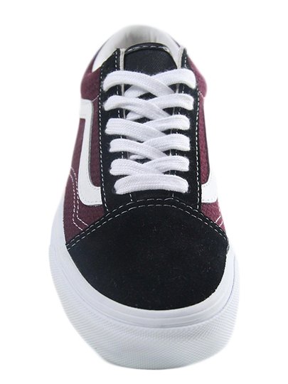 Tênis Feminino Vans Old Skool - Black/Port Royale 