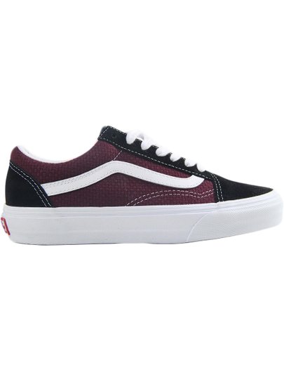 Tênis Feminino Vans Old Skool - Black/Port Royale 