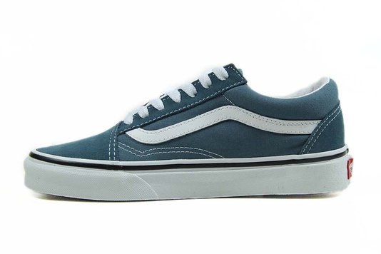 Tênis Feminino Vans Old Skool - Blue Mirage/True White