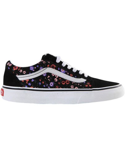 Tênis Feminino Vans Old Skool - (Floral) Covered Disty/True White