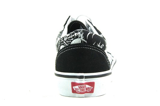 Tênis Feminino Vans Old Skool Forgotten Bones - Black True White