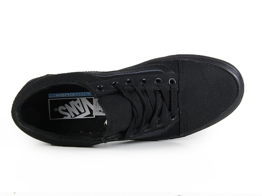 Tênis Feminino Vans Old Skool Lite (Suede/Canvas) - Black/Black