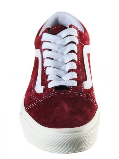 Tênis Feminino Vans Old Skool (Pig Suede) - Pomegrntsnwwht