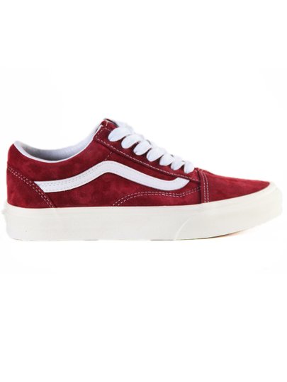 Tênis Feminino Vans Old Skool (Pig Suede) - Pomegrntsnwwht