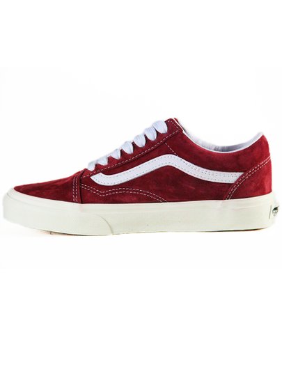 Tênis Feminino Vans Old Skool (Pig Suede) - Pomegrntsnwwht