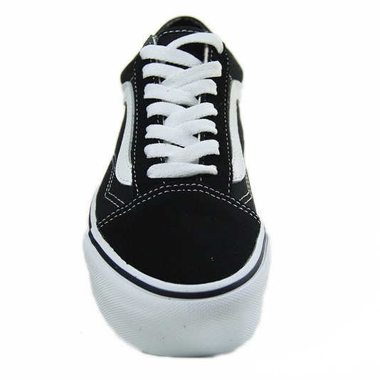Tênis Feminino Vans Old Skool Platform - Black/White