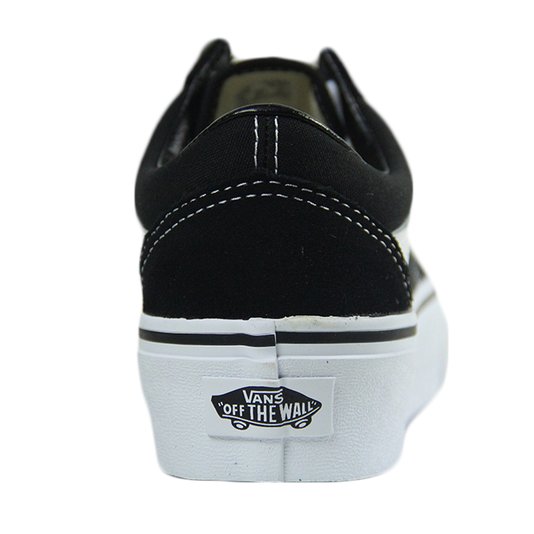 Tênis Feminino Vans Old Skool Platform - Black/White
