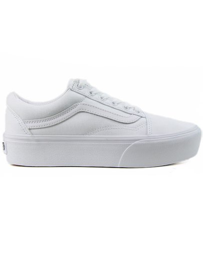 Tênis Feminino Vans Old Skool Platform - True White