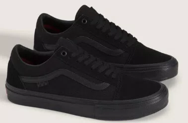 Tênis Feminino Vans Old Skool Pro Skate - Black/Black