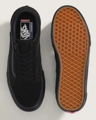 Tênis Feminino Vans Old Skool Pro Skate - Black/Black