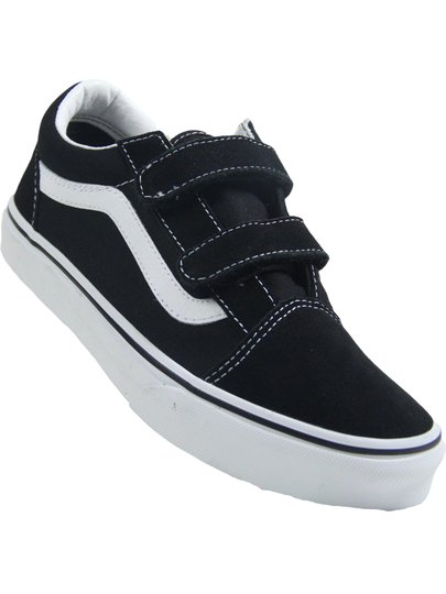 Tênis Feminino Vans Old Skool V - Black/True White