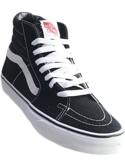 Tênis Feminino Vans Sk8-Hi - Black/White