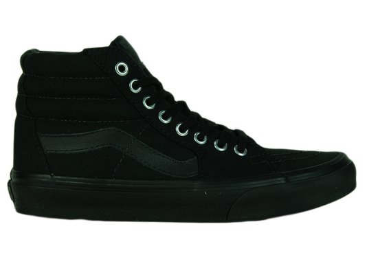 Tênis Feminino Vans Sk8 Hi Mono Cano Longo - Black/Black