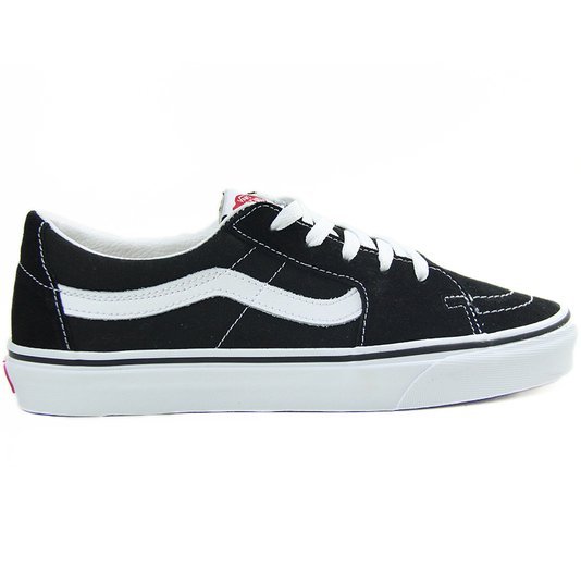 Tênis Feminino Vans Sk8-Low - Black/True White